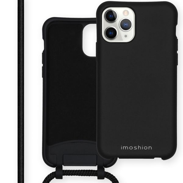 imoshion Color Backcover met afneembaar koord iPhone 11 Pro - Zwart