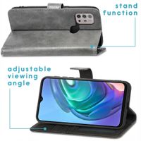 imoshion Luxe Bookcase Motorola Moto G30 / G20 / G10 (Power) - Grijs