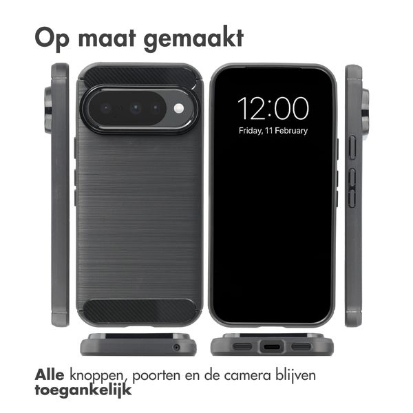 imoshion Brushed Backcover Google Pixel 11 - Zwart