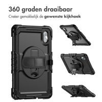 Accezz Rugged Backcover met schouderstrap Lenovo Idea Tab - Zwart