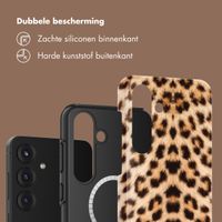 Selencia Vivid Backcover met MagSafe Samsung Galaxy S25 - Wild Leo