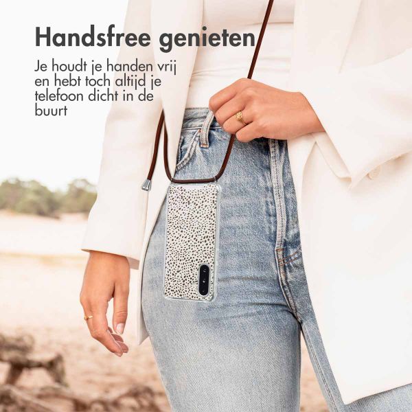 imoshion Design hoesje met koord Samsung Galaxy A36 - Desert Dots