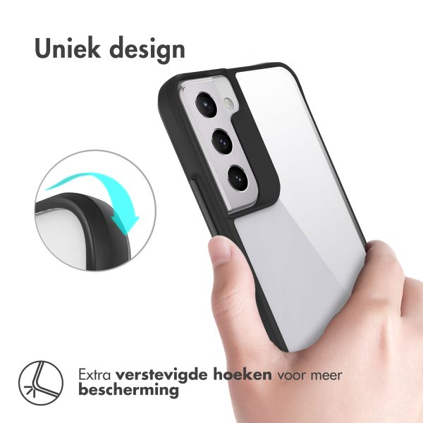 imoshion Rugged Hybrid Case Samsung Galaxy S22 - Zwart