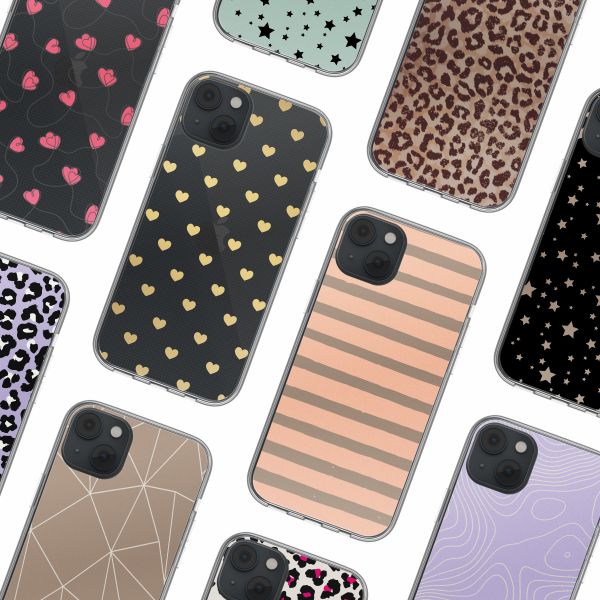 imoshion Design hoesje Apple iPhone 14 - Golden Hearts