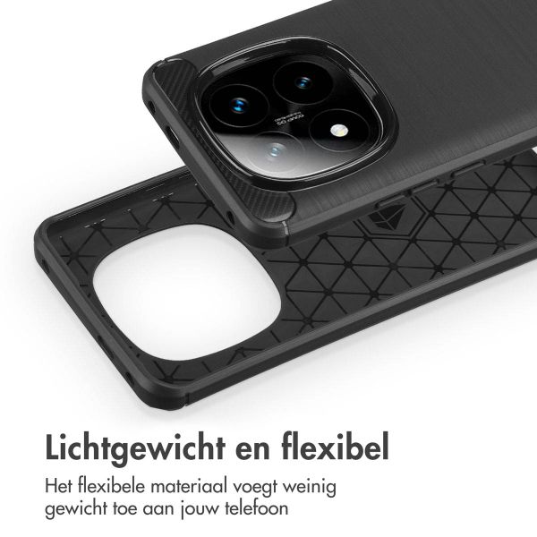 imoshion Brushed Backcover Xiaomi Redmi Note 14 Pro Plus (5G) - Zwart