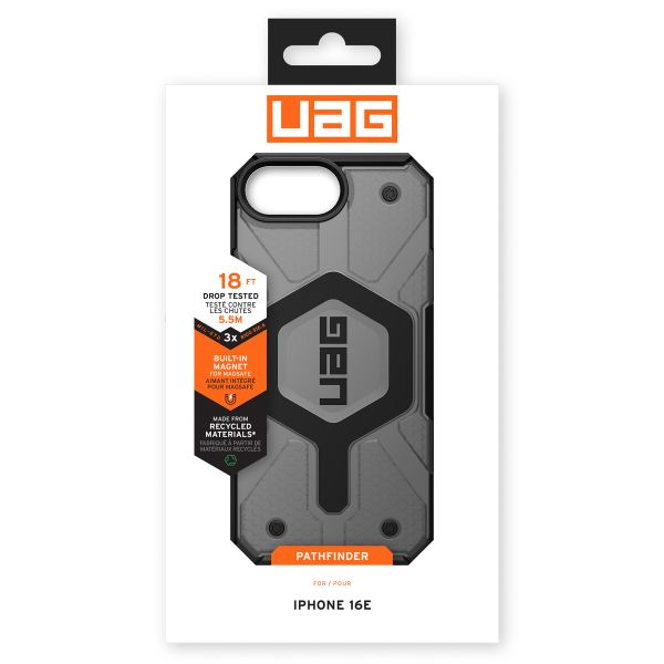 UAG Pathfinder Backcover MagSafe iPhone 16e - Ash