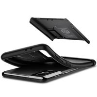 Spigen Slim Armor Backcover Samsung Galaxy S21 - Zwart