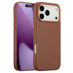 Accezz MagSafe Leather Backcover Apple iPhone 17 Pro Max - Sienna Brown
