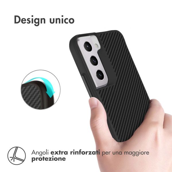 imoshion Rugged Hybrid Case Samsung Galaxy S22 - Zwart