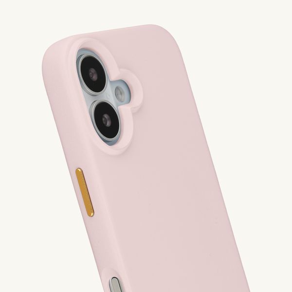 Selencia Rivièra MagSafe Backcover met afneembare haakjes Apple iPhone 16 - Sorbet Pink