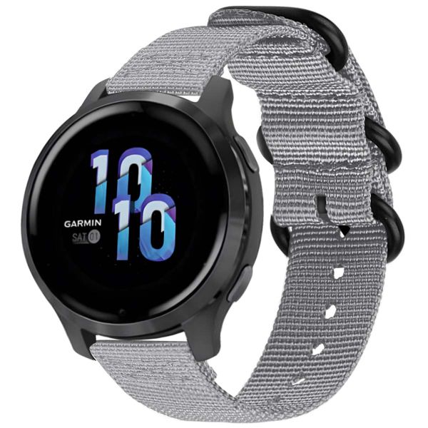 imoshion Rugged Nylon bandje  - Universeel 22 mm aansluiting - Grijs