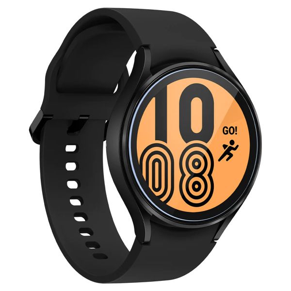 Spigen EZ FIT Glas.tR Screenprotector met applicator Samsung Galaxy Watch 4 / 5 - 44 mm - Transparant