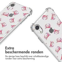 imoshion Design hoesje met koord iPhone Xr - Crab Watercolor