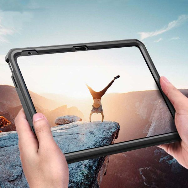 Accezz Rugged Back Case Apple iPad 11 (2025) 11 inch A16 / iPad 10 (2022) 10.9 inch - Zwart