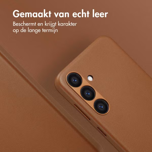 Accezz MagSafe Leather Backcover Samsung Galaxy S24 Plus - Sienna Brown
