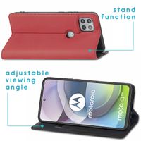 imoshion Slim Folio Bookcase Motorola Moto G 5G - Rood