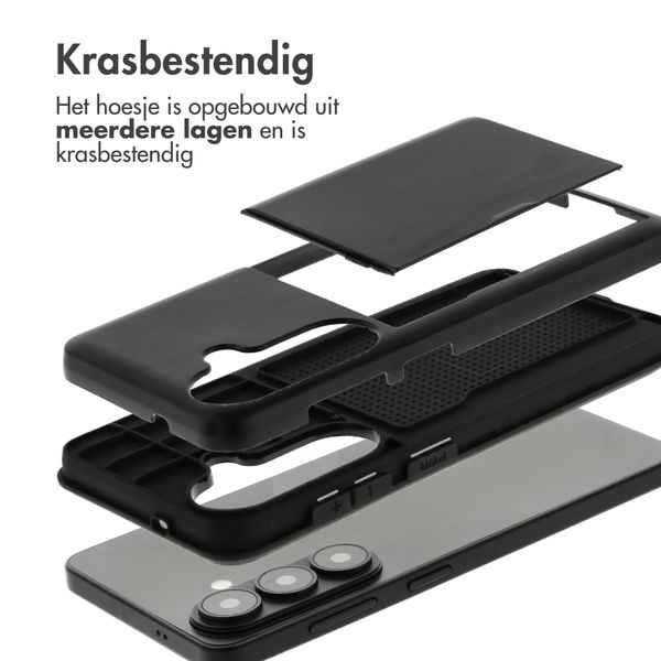 imoshion Backcover met pasjeshouder Samsung Galaxy S26 - Zwart