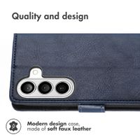 imoshion Luxury Bookcase Samsung Galaxy A27 (5G) - Dark Blue
