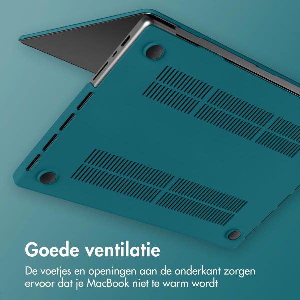 imoshion Hard Cover Apple MacBook Air 13 inch (2022 / 2024 M3 chip / 2025 M4 chip) - Petrol Green