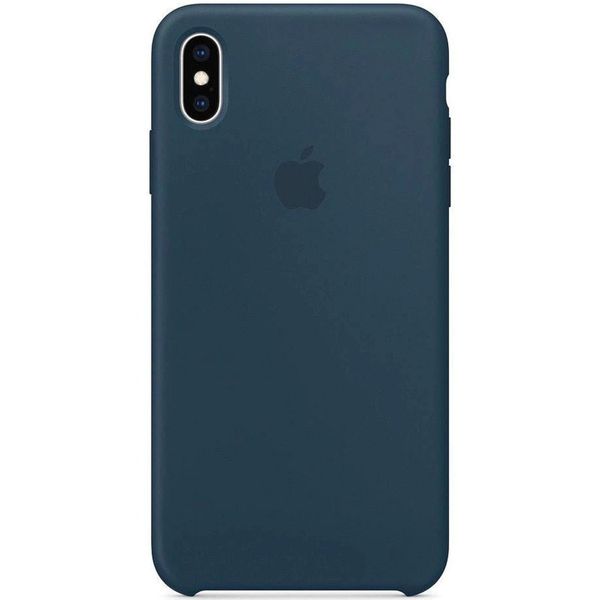 Apple Silicone Backcover iPhone Xs / X - Pacific Green