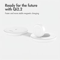 imoshion 2-in-1 Wireless Travel Charger 25W - iPhone / AirPods / Apple Watch - Qi2.2 - White
