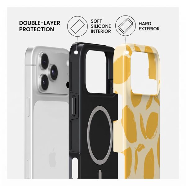 Burga Tough Back Cover with MagSafe Apple iPhone 18 Pro - Lemon Tart