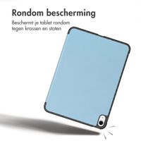 imoshion Trifold Bookcase Apple iPad 11 (2025) 11 inch A16 / iPad 10 (2022) 10.9 inch - Lichtblauw