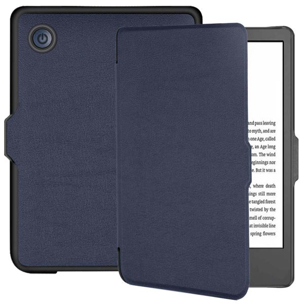 imoshion Slim Hard Case Sleepcover Kobo Clara 2E / Tolino Shine 4 - Donkerblauw