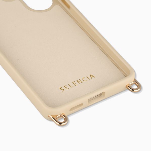 Selencia Rivièra MagSafe Backcover met afneembare haakjes Samsung Galaxy S25 Ultra - Milky Latte