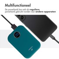 imoshion MagSafe Powerbank 10.000 mAh - Draadloze powerbank - Quick Charge en Power Delivery - Petrol Green