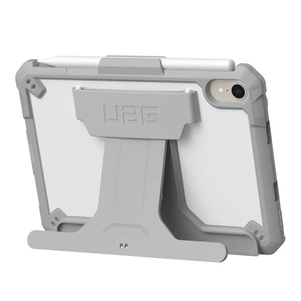 UAG Scout Healthcare backcover met stand en strap Apple iPad Mini 7 (2024) / iPad Mini 6 (2021) - Wit / Grijs
