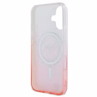 Guess MagSafe IML Glitter Gradient Case Apple iPhone 16 - Pink