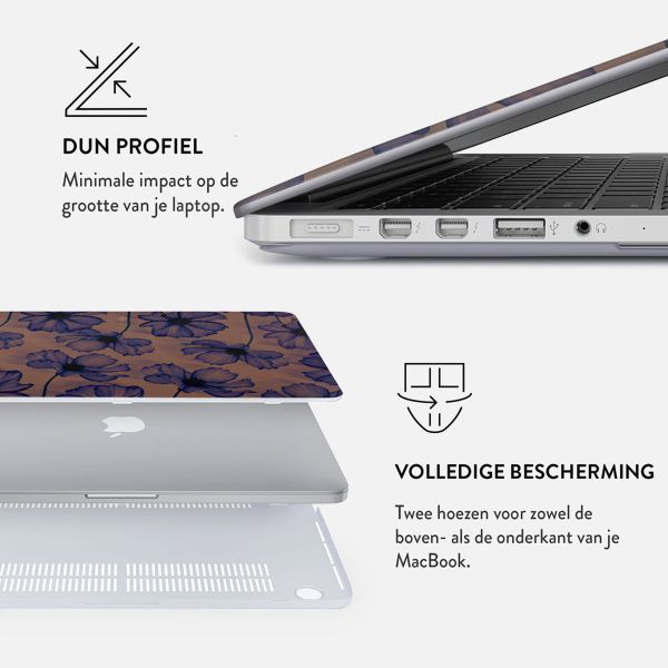 Burga Hardshell Cover MacBook Pro 14 inch (2021 / 2023 M3 chip / 2024 M4 chip) - A2442 / A2779 / A2918 / A3112 / A3185 / A3401 - Velvet Night