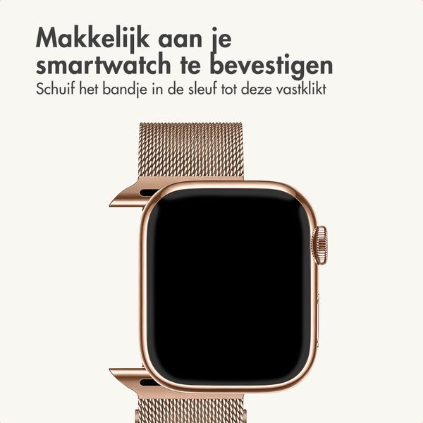 imoshion Milanees magnetisch bandje Apple Watch | 38/40/41/42 mm - Rose Gold