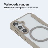 imoshion Transparante Bookcase met MagSafe Samsung Galaxy S25 / S24 - Beige
