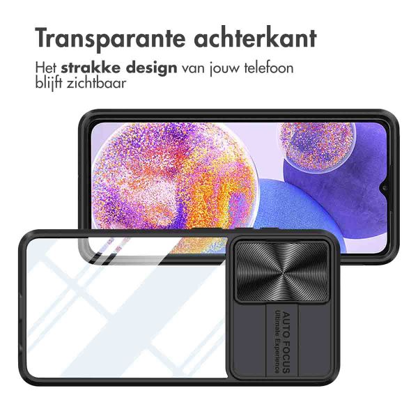 imoshion Camslider Backcover Samsung Galaxy A23 (5G) - Zwart