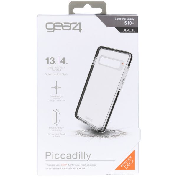 ZAGG Piccadilly Backcover Samsung Galaxy S10 Plus - Zwart