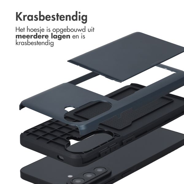 imoshion Backcover met pasjeshouder Samsung Galaxy A57 (5G) - Donkerblauw