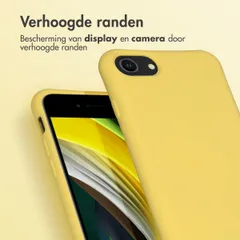 imoshion Color Backcover met afneembaar koord iPhone SE (2022 / 2020) / 8 / 7 - Geel