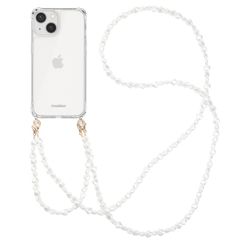 imoshion Backcover met koord + armband Apple iPhone 13 - Parels Hartjes
