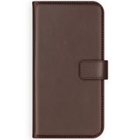 Selencia Echt Leren Bookcase Samsung Galaxy A42 - Bruin