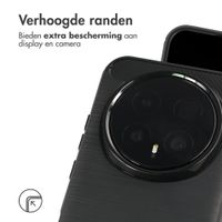 imoshion Brushed Backcover Honor Magic8 Pro - Zwart