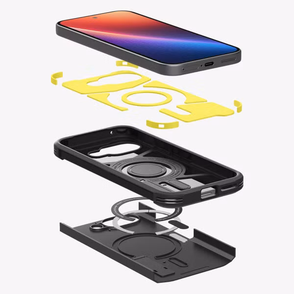 Spigen Tough Armor Backcover MagSafe Google Pixel 9A - Zwart