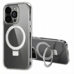 Accezz Ring Stand Backcover met MagSafe Apple iPhone 14 Pro - Transparant