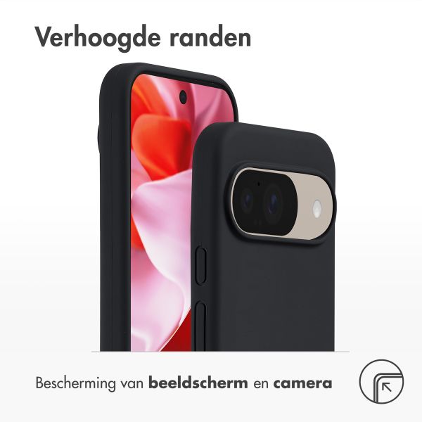Accezz Liquid Silicone Backcover Google Pixel 10 / 10 Pro - Zwart