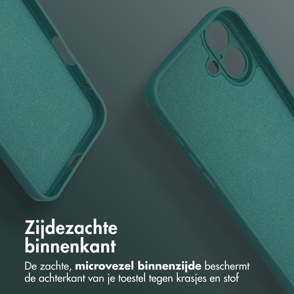 imoshion Color Backcover met MagSafe Apple iPhone 16 Plus - Donkergroen