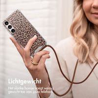 imoshion Design hoesje met koord Samsung Galaxy S23 - Leopard Mood
