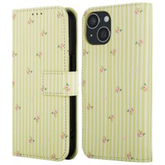 imoshion Design Bookcase Apple iPhone 14 - Garden Stripes