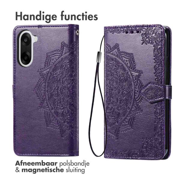 imoshion Mandala Bookcase OnePlus Nord CE5 - Paars