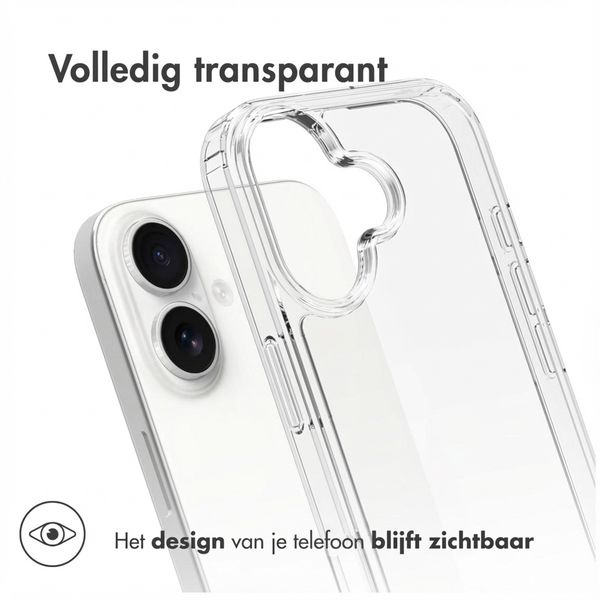 Accezz Xtreme Impact Backcover Apple iPhone 17 - Transparant